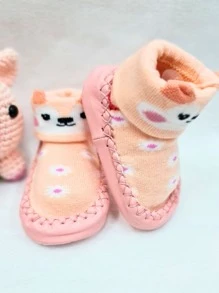 Baby & Kids Socks - Màu Cam san hô - Xem 3
