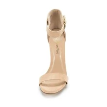 Women's Ankle Strap Pumps Heel Sandals - Khaki - View 2