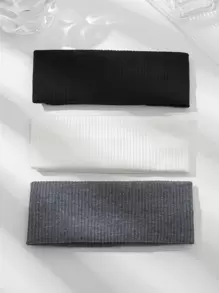 3pcs Solid Hair Band For Daily Use For Girls Hairstyles Casual,Gym Headband Turban Headband Sweatband, Hairband Fall Winter Hair Accessories For Women For Vacation Outfits Woman Elegant Scarf Women Bandanas Soft Headwrap