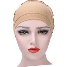 Thanh lịch 1 bông hoa trang trí đầu quấn phong cách Boho tối giản giản dị bền bỉ, đa năng và phong cách - Màu be - Xem 4