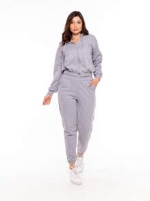 Women Two-piece Outfits - 淺灰色 - 查看 3