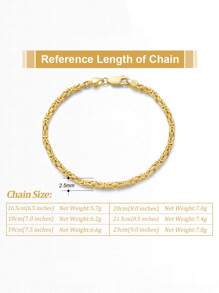 1個正品925純銀18k鍍金鍊式手鐲,獨特拜占庭設計,極致奢華女士生日聚會周年慶禮物