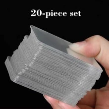 萬能納米膠膜雙面膠帶，不需鑽孔固定貼片，20/50入組 - 無色 - 查看 3