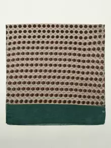 Boho Polka Dot Print Scarf For Daily Life For Outdoor And Traveling  Winter Fall - Multicolor - View 2