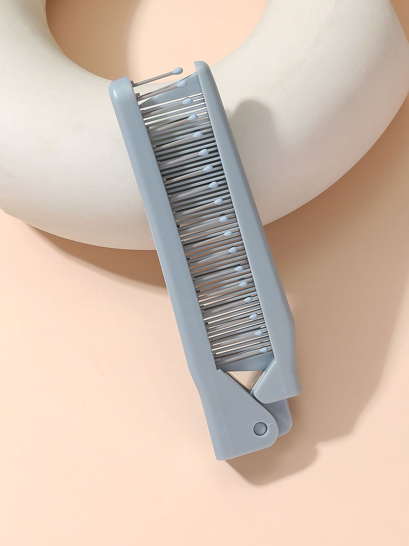 1 cái lược chải tóc có thể gập lại, phụ kiện tóc - Màu xanh lam - Xem 1