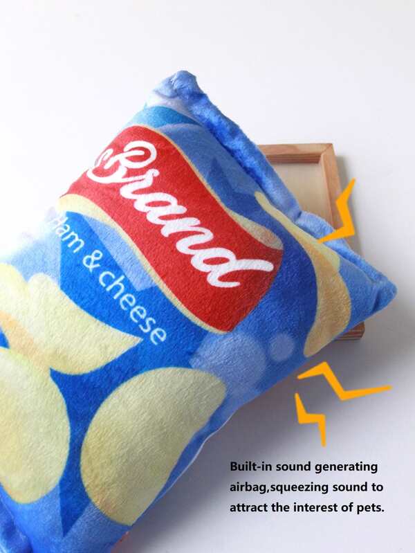 1pc Random Potato Chip Design Pet Plush Toy SHEIN UK