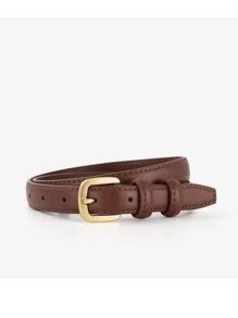 Minimalist PU Buckle Belt