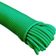 1pc 20m Plastic Coated Steel Wire Clothesline, Green Outdoor Thick Steel Wire Rope For Indoor And Outdoor Use - Green - View 4