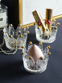 1入組王冠設計燭臺 - 金色 - 查看 4