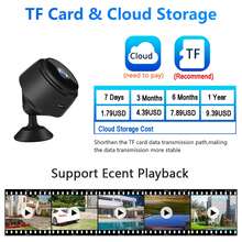 Mini HD 720P 2.4Ghz Wifi IP Camera Smart Home Video Surveillance System Support Mobile Remote View Motion Detection Alarm Notification Push Two Way Audio Infrared Night Vision Cloud Storage USB Rechargeable Battery Powered Wireless Network Camera - Black - View 9