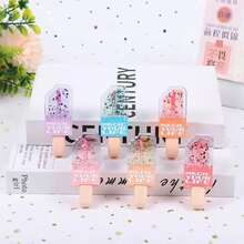 6 Pieza labial líquido forma de barra de nieve hidratante labio a prueba de manchas larga duración - Multicolor - Ver 2