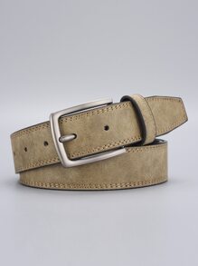 Ceinture à boucle carrée pour homme, style vintage Halloween, été, école