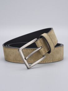 Ceinture à boucle carrée pour homme, style vintage Halloween, été, école