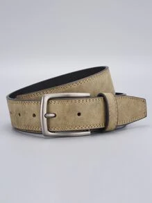 Ceinture à boucle carrée pour homme, style vintage Halloween, été, école