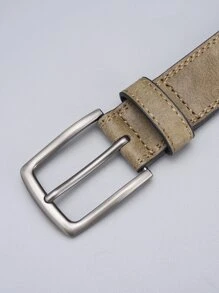 Ceinture à boucle carrée pour homme, style vintage Halloween, été, école