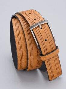 Thắt lưng nam khóa vuông - màu nâu - Xem 2