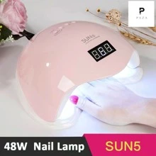 Computenga Lampara de Secado de Uñas 48W LED Gelish Esmalte con Temporizador - Rosa - Ver 3