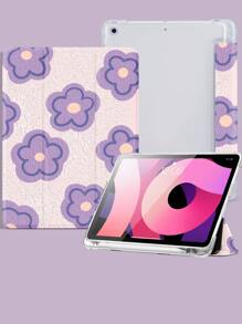 花垫保护套适用于 iPad 7/8/9 代 10.2 英寸,保护套,带笔架,支持自动睡眠/唤醒盖 - 彩色 - 查看 4