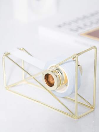 1入組北歐風格切割膠帶台帶透明織帶支架