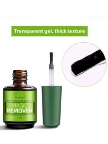 YEVYO Magic Burst Gel Polish Remover Soak Off Gel Nail Polish Remover , 2 Piece Set for Nail Removing Winter Nail Set - xanh quân đội - Xem 3