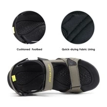 Men's Sandals Hiking Water Beach Sport Outdoor Athletic Arch Support Summer Sandals - màu xanh lá - Xem 3