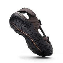 Men's Sandals Hiking Water Beach Sport Outdoor Athletic Arch Support Summer Sandals - màu nâu - Xem 4