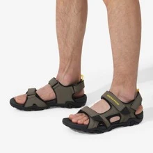 Men's Sandals Hiking Water Beach Sport Outdoor Athletic Arch Support Summer Sandals - màu xanh lá - Xem 5