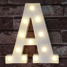 22cm White LED Marquee Alphabet Light Sign, Light Up Home Party Wedding Decoration AZ Letters, 0-9 Arabic Numerals - White - View 9