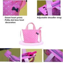 Conjunto De 3 Bolsas Para Niños De Color Rosa - Rosa - Ver 2