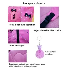 Conjunto De 3 Bolsas Para Niños De Color Rosa - Rosa - Ver 5