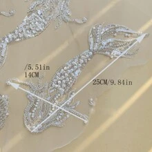 A mermaid beaded three-dimensional patch patch paste goldfish wedding dress veil children's clothing diy accessories - Yellow - View 5