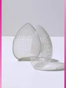 化妆海绵收纳盒，1个粉色化妆海绵收纳盒，适用于房间、家居、卧室、浴室、住宅、粉色房间、客厅装饰、旅行用品、礼品袋、送给妈妈、爸爸、男士、朋友、老师的礼物、生日礼物、婚礼礼物、办公桌、置物架、配件、礼品盒、趣味礼物、收纳、送给女性的礼物、圣诞礼物、女性礼物创意 - 淺灰色 - 查看 4