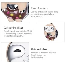 Sloth Shaped Sterling Silver DIY Bead - SCC1881 - View 6