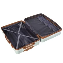 Luggage 3 Piece Sets Hard Shell Luggage Set with Spinner Wheels, TSA Lock, (20 inch 24inch  28 inch )Travel Suitcase Sets Expandable - Xám xanh - Xem 5