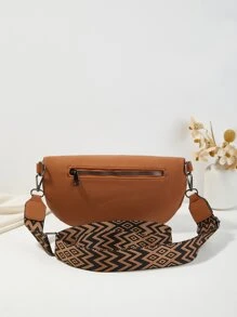 Stylish & Versatile Neutral Fanny Pack For Commuting, European And American Style - Brown - View 4