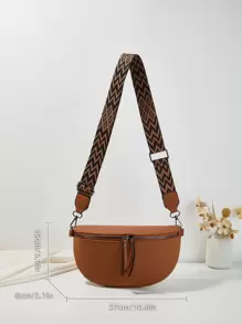 Stylish & Versatile Neutral Fanny Pack For Commuting, European And American Style - Brown - View 6
