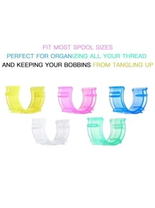 25pcs Plastic Sewing Machine Bobbins - Multicolor - View 5