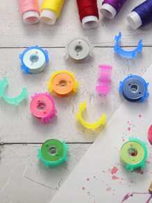 25pcs Plastic Sewing Machine Bobbins - Multicolor - View 6