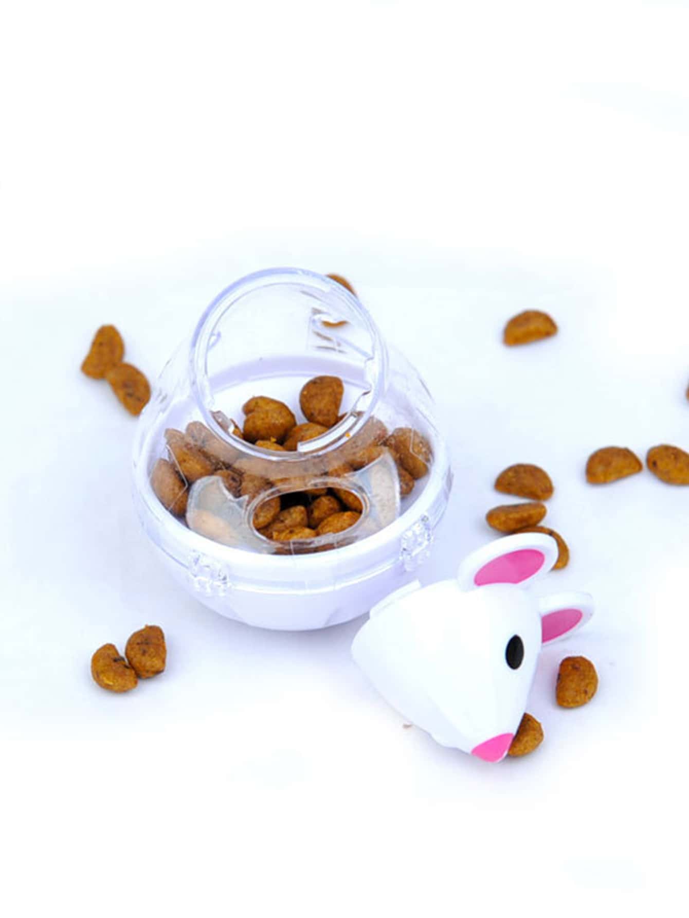 1入組塑料寵物搖擺餵食器玩具