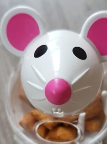 1入組塑料寵物搖擺餵食器玩具