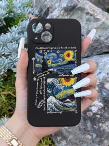 Funda de teléfono con estampado de flores - Multicolor - Ver 2