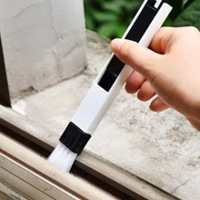 1入組PP縫隙清潔刷,現代雙色清潔刷適用於窗戶 - 黑色 - 查看 7