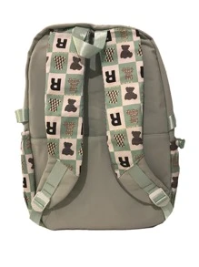 Mochila escolar infantil - Verde - Ver 2
