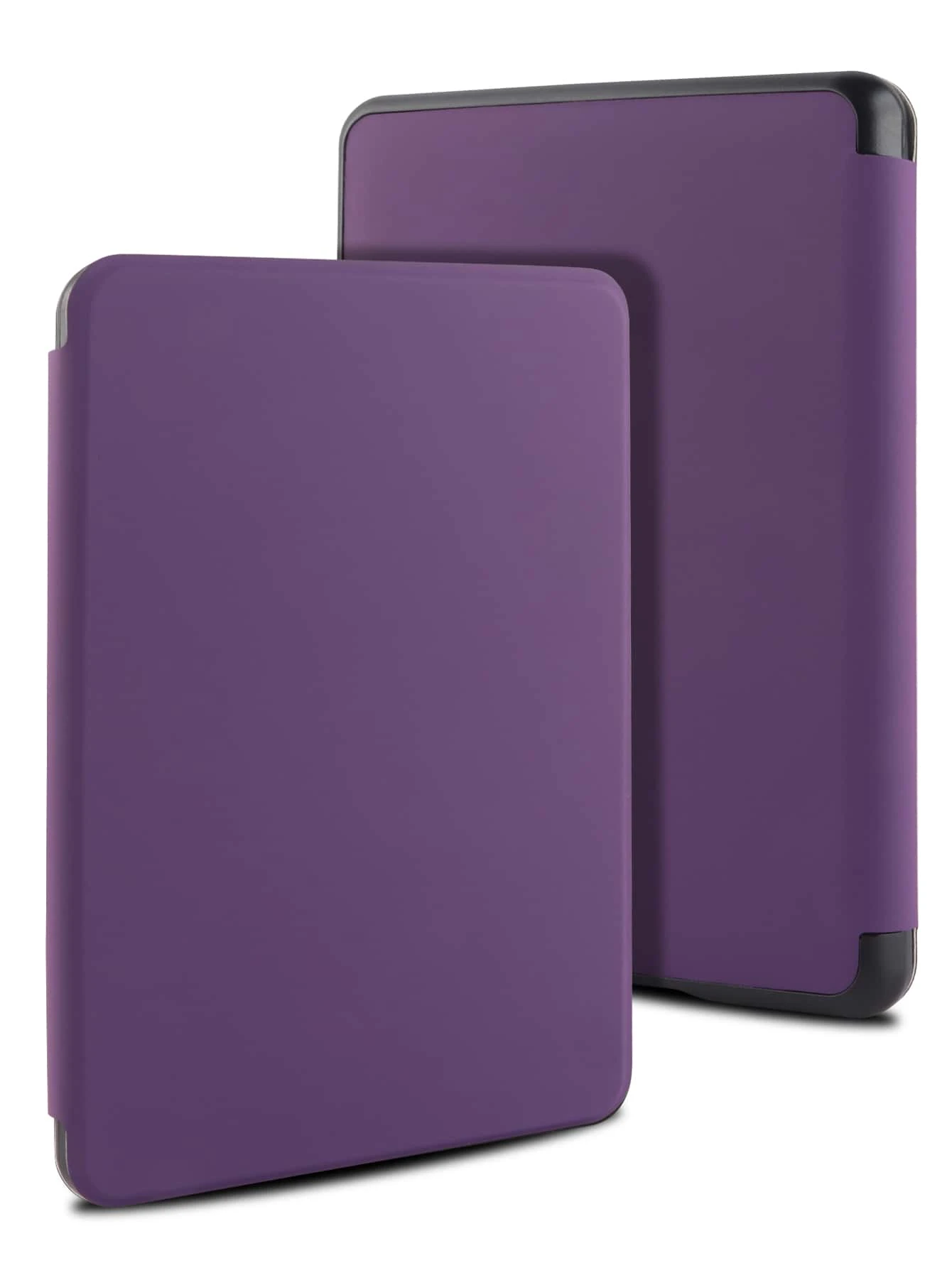 1 pieza Funda liso anticaída PU compatible con Kindle - Morado - Ver 1