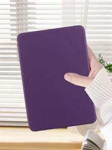 1 pieza Funda liso anticaída PU compatible con Kindle - Morado - Ver 2