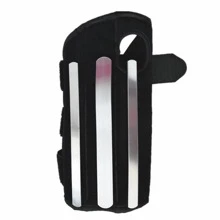 腕管手腕支架支撐：可拆卸金屬夾板，三個可調節帶，用於肌腱炎、運動損傷和疼痛緩解 - 黑色 - 查看 2