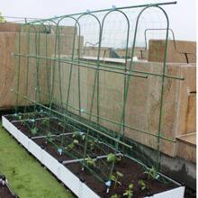 1入組花園植物攀登網狀適用於瓜,水果,喇叭花,藤蔓和其他攀登植物 - 綠色 - 查看 4