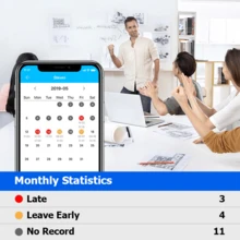 Tropernic 1pc Aluminum Alloy Smart Door Lock, Modern Black Lock For Home - Black - View 10