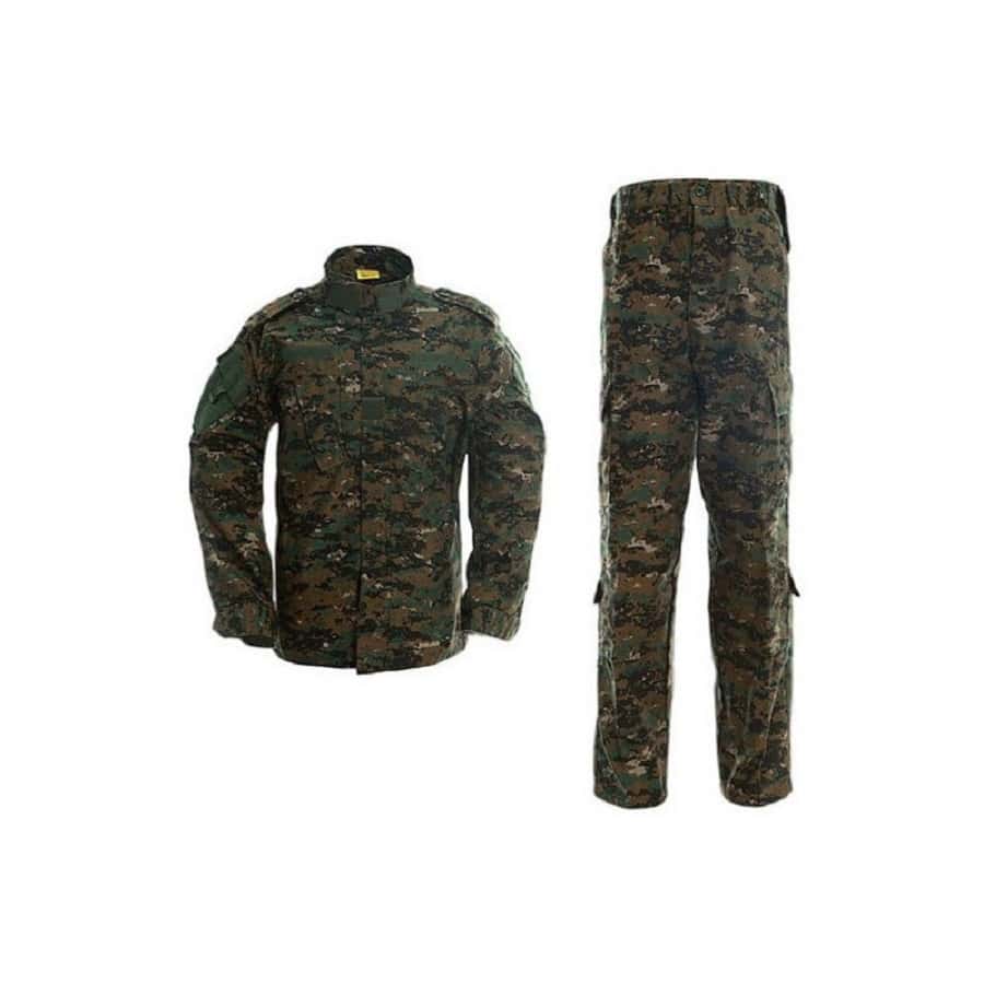Traje De Camuflaje, Traje De Combate Del Desierto Para Fuerz - Verde militar - Ver 1