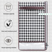 di grande capacità Borsa portaoggetto per vestiti Organizzatore per spesso tessuto come Consolatore , Coperta , Letto , con durevole zip , pieghevole e robusto , trasparente finestra